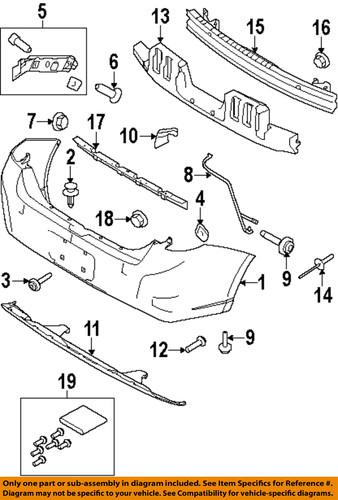 Ford oem 9s4z17e855a bumper-energy absorber