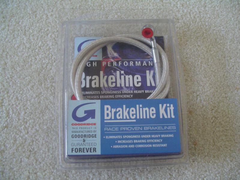 Goodridge brake line kit 2006 kawasaki zx-14 rear brake line +10 