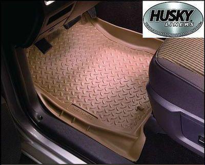 Husky liners tan front liners / mats for 2008-2012 toyota sequoia/tundra 35573