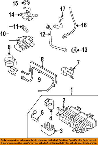 Ford oem 7u5z-9c915-d vapor canister purge solenoid