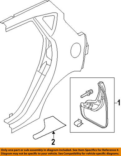 Ford oem 8a6z16a550a exterior-mud guard