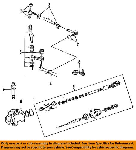 Ford oem 1w1z-3355-aa idler arm/steering idler arm