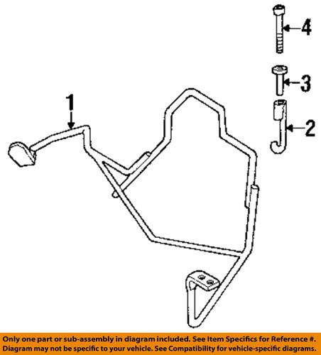 Hyundai oem 6281026005 spare tire carrier-carrier assembly