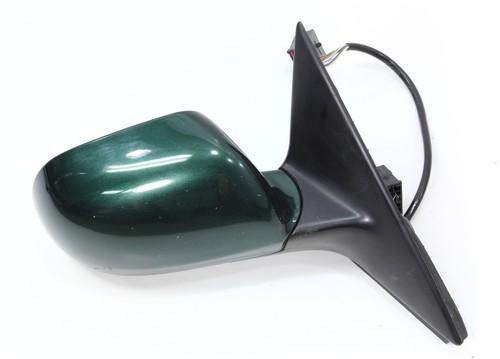 Rh side view sideview stubby mirror 98-04 audi a6 c5 - lz6h - racing pearl green