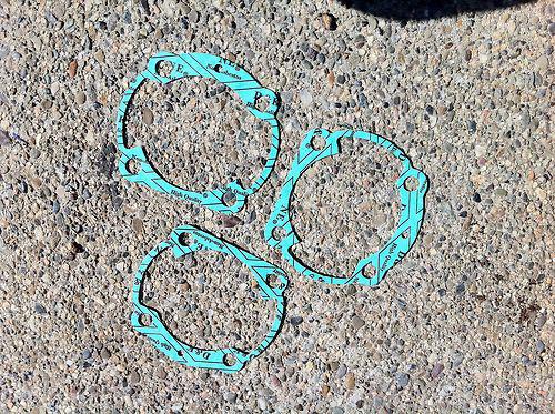 Three kawasaki cylinder base gaskets h2, h2b, h2c *new