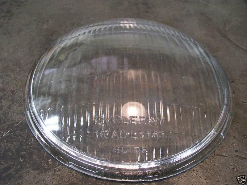 Harley knucklehead 45 ul vl wl cycle ray headlight lense