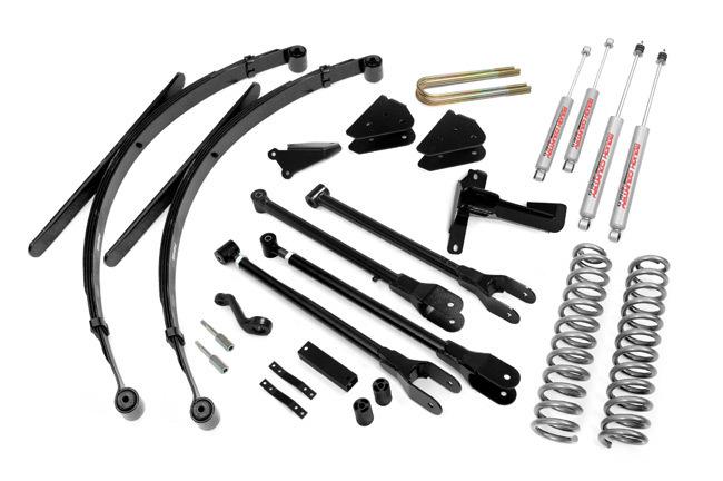 Rough country 590.20 suspension lift kit ford super duty n20 shocks