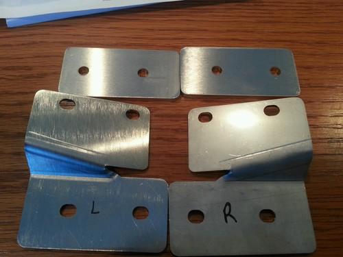 Crx fog light brackets stanley oem civic wagon shuttle beagle si-r