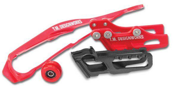 Tm designworks moto chain slide-n-glide red for honda crf250 07-10