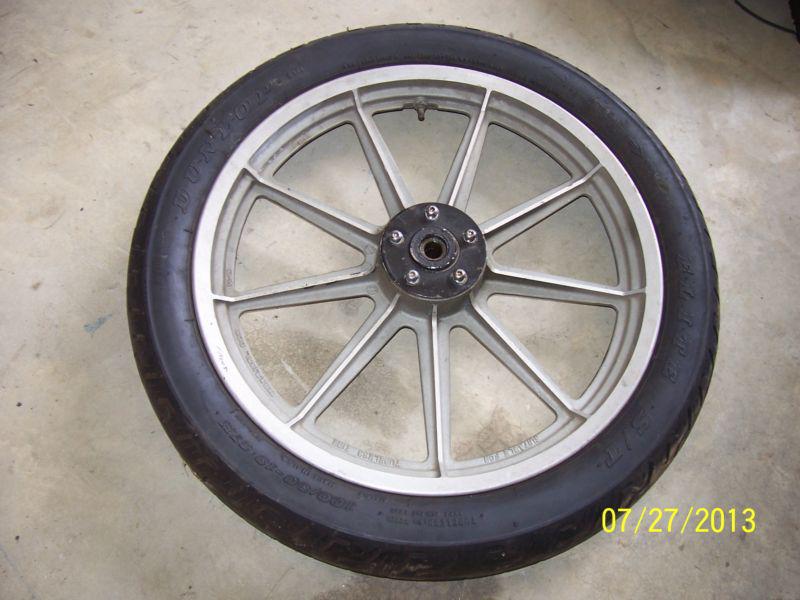 Oem factory hd harley davidson sportster front wheel rim w/tire t19x2.15tl