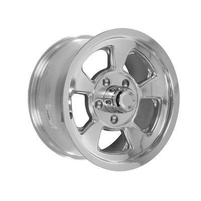 Summit wheel pulsar aluminum polished 15"x8" 5x4.75" bc 5.50" backspace ea