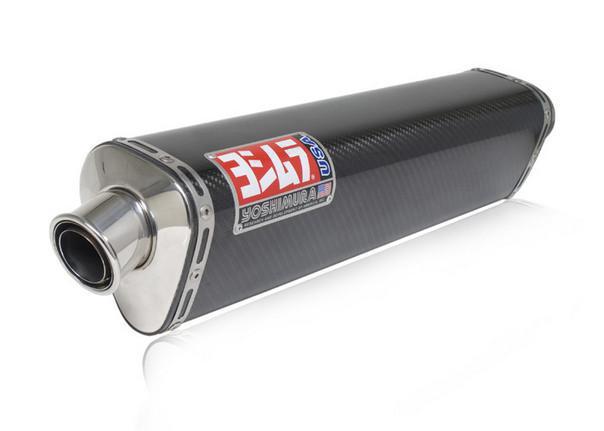 Yoshimura exhaust trs slip-on stainless/carbon fiber for suzuki gsxr-1000 01-04