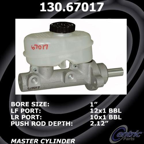 Centric 130.67017 brake master cylinder-premium master cylinder