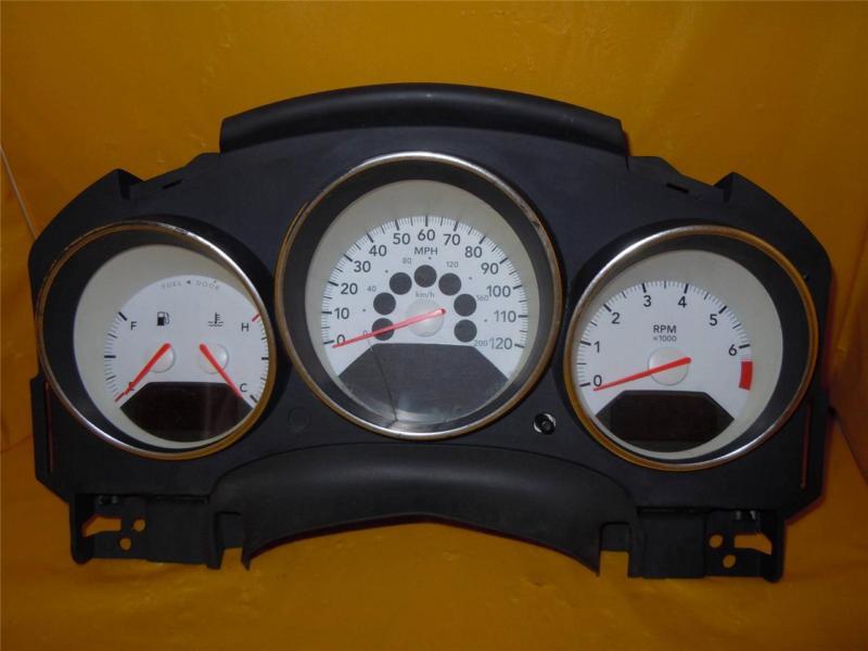 07 08 caliber speedometer instrument cluster dash panel gauges 108,052