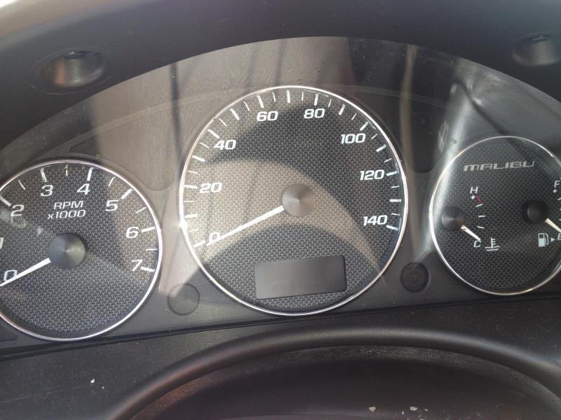 06 07 08 malibu speedometer cluster mph exc. ss 342582