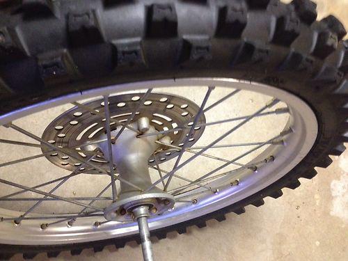 Honda cr85 front wheel 03