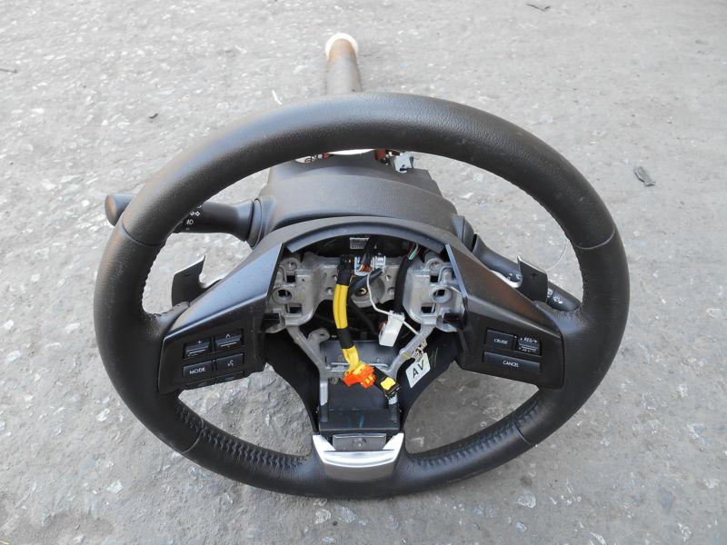 12 impreza steering column floor shift 2.0l electric power steering at cvt