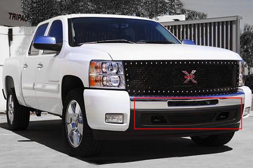 T-rex 07-10 chevy silverado billet grille x-metal series polished mesh grill