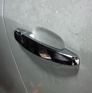 Chrome door handle cover auto trim fit opel / vauxhall mokka 2012 2013