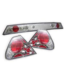 Honda accord 2 door 1998 1999 2000 2001 2002 euro chrome clear tail lights lamps