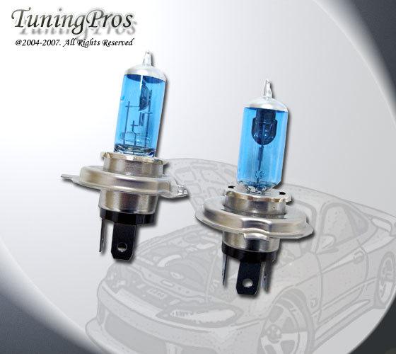 2pcs 12v 100/90w h4 white 5000k xenon gas hid high low beam light bulbs 1 pair