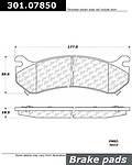 Centric parts 301.07850 brake pad set, front