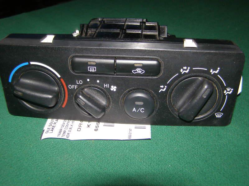 2001 2002 toyota corolla ac climate control oem   black