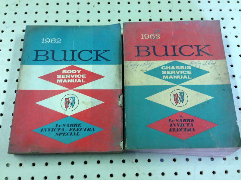  1962 buick shop / service manuals factory originals ! 