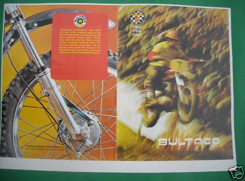 Bultaco sherpa s', photocopy factory sales brochure 