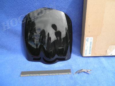 2008 harley buell lightning windscreen kit black with decal  new  m1600.1acmw 