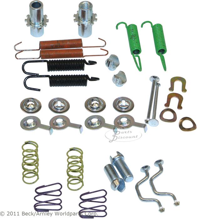 Beck arnley parking brake hardware kit