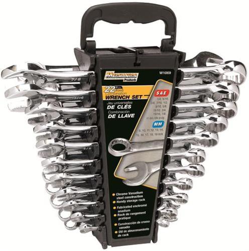 Performance tool 22-piece wrench set w1069