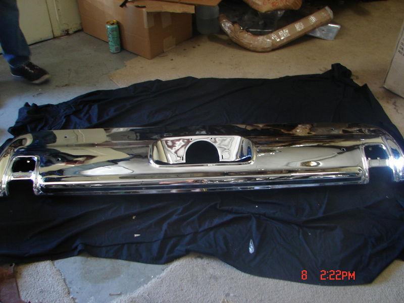 1969 cutlas rear bumper*triple plated* 