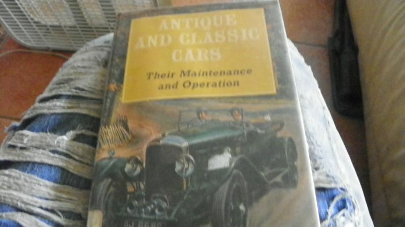 Nice old car book