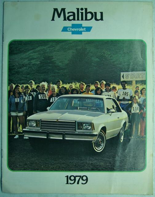 Original 1979 chevrolet malibu sales brochure vintage 79 catalog classic vg