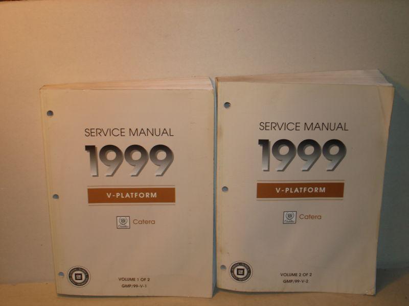 1999 cadillac catera dealer service manuals vols 1-2