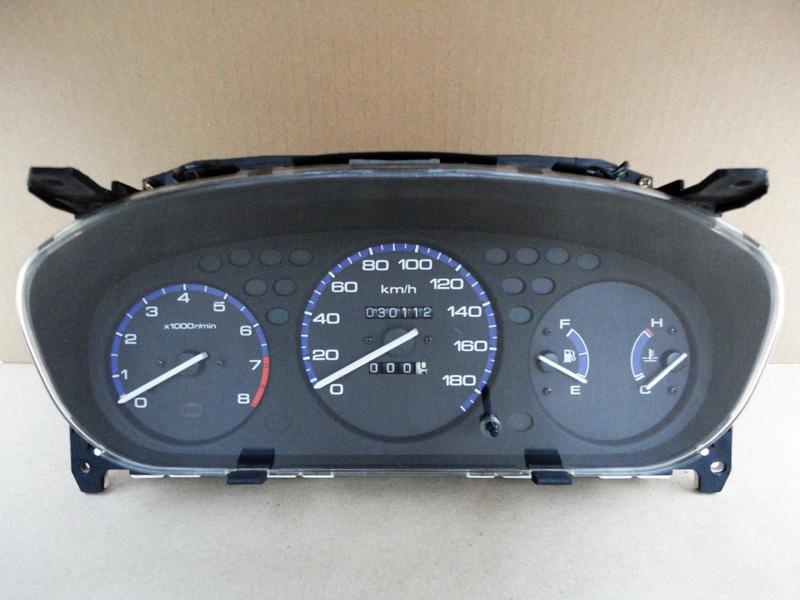 Jdm honda civic 96-00 ek3,ek4,ek9 (so3) speedometer gauges cluster m/t oem