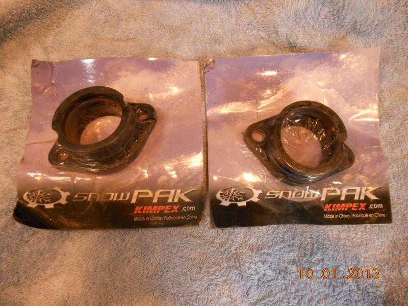 2 new carb mounting flange boot polaris 650 snowmobile 44 mm mikuni vintage mod