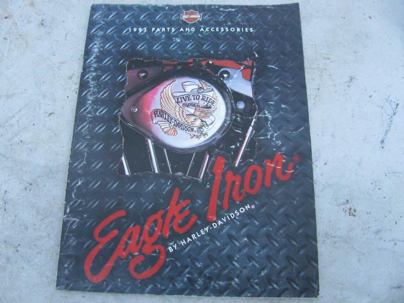 Harley 1993 eagle iron parts & accessories catalog softail sportster fxr dyna &