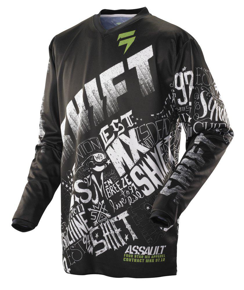 Shift racing boys assault masked jersey 2013