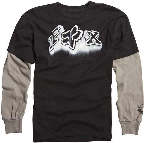 Fox racing boys unruler long sleeve 2fer t-shirt 2013