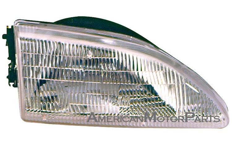 Right passenger side replacement headlight 94-98 ford mustang w/o cobra model