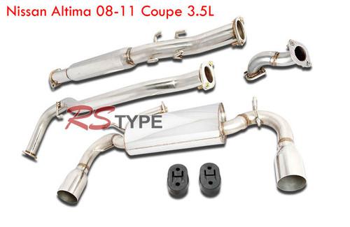 2008-2011 nissan altima 3.5l v6 2dr catback exhaust 2009 2010