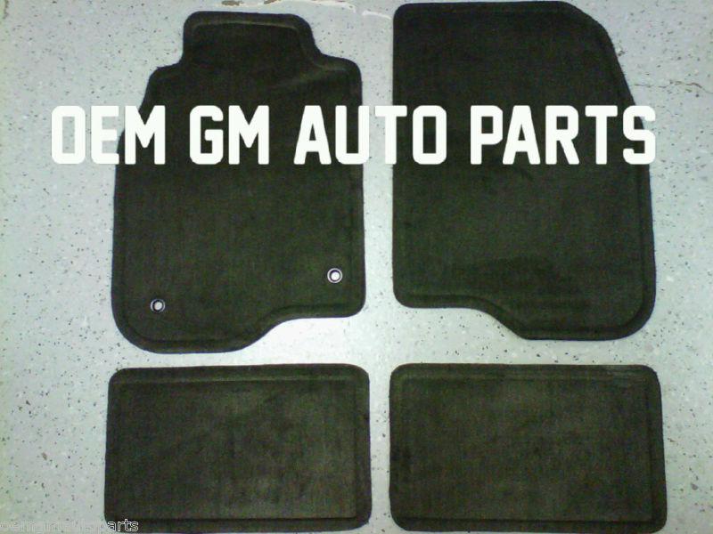 New oem 2005-2010 pontiac g6 factory carpet floor mats set 4 black 25923947