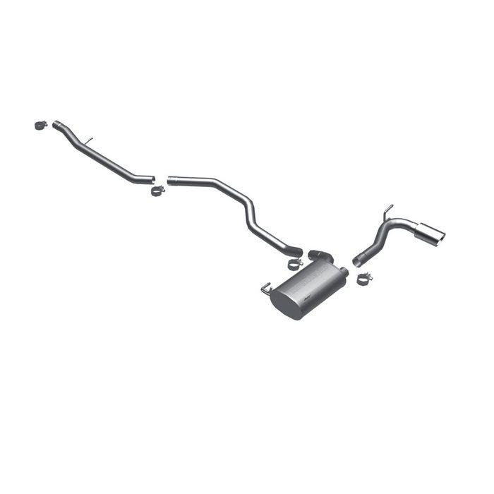 2007-2012 jeep patriot 2.4l magnaflow 2.25" cat-back exhaust w/ tip 16763