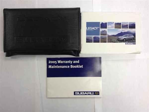 05 2005 subaru legacy owners manual oem