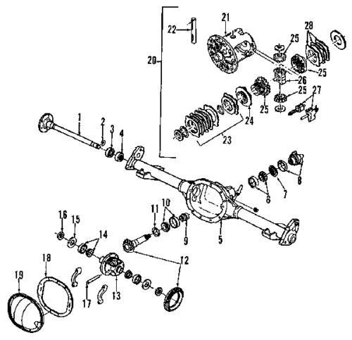 Oldsmobile 26029139 genuine oem factory original axle seals