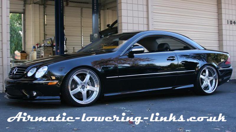 Mercedes cl w215 cl55 fully adjustable lowering kit/links/module - complete kit 