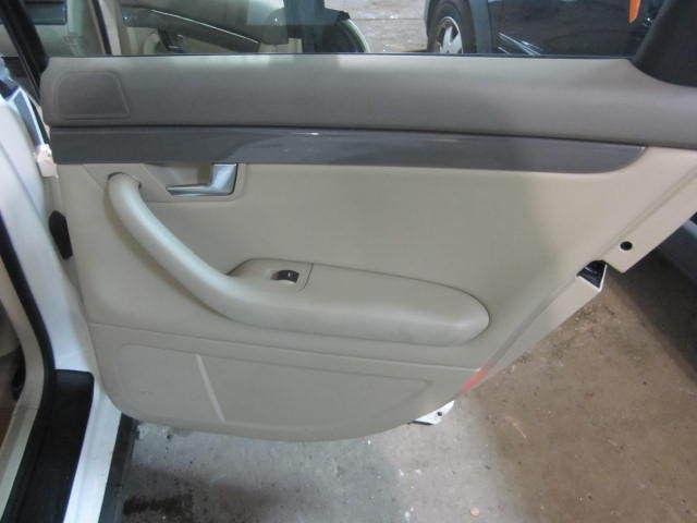 Rear interior door trim panel audi a4 2004 04 right leather 661018