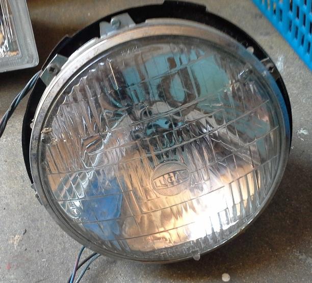 Lucas headlight lh traffic sealed beam 7603 836l 6644 